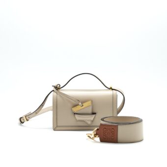 Loewe Barcelona Crossbody Bag Small In Light Beige