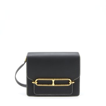 Hermes Roulis 23 Sombrero Black GHW Stamp C