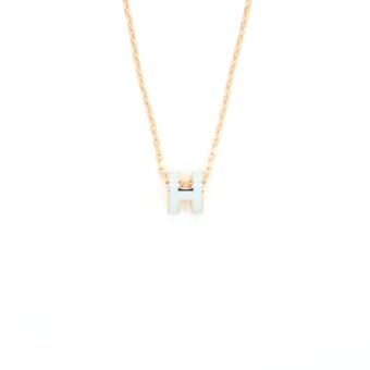 Hermes Mini Pop H Pendant Zephyr RGHW