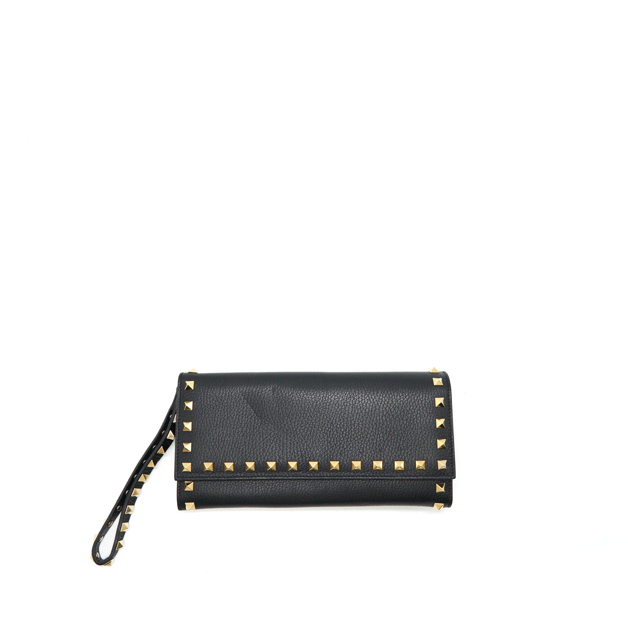 VALENTINO ROCKSTUD LONG WALLET BLACK
