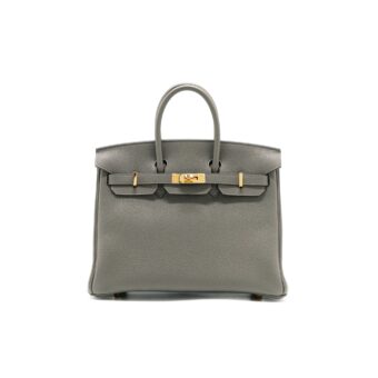 Hermes Birkin 25 Togo 0L Gris Meyer GHW Stamp U
