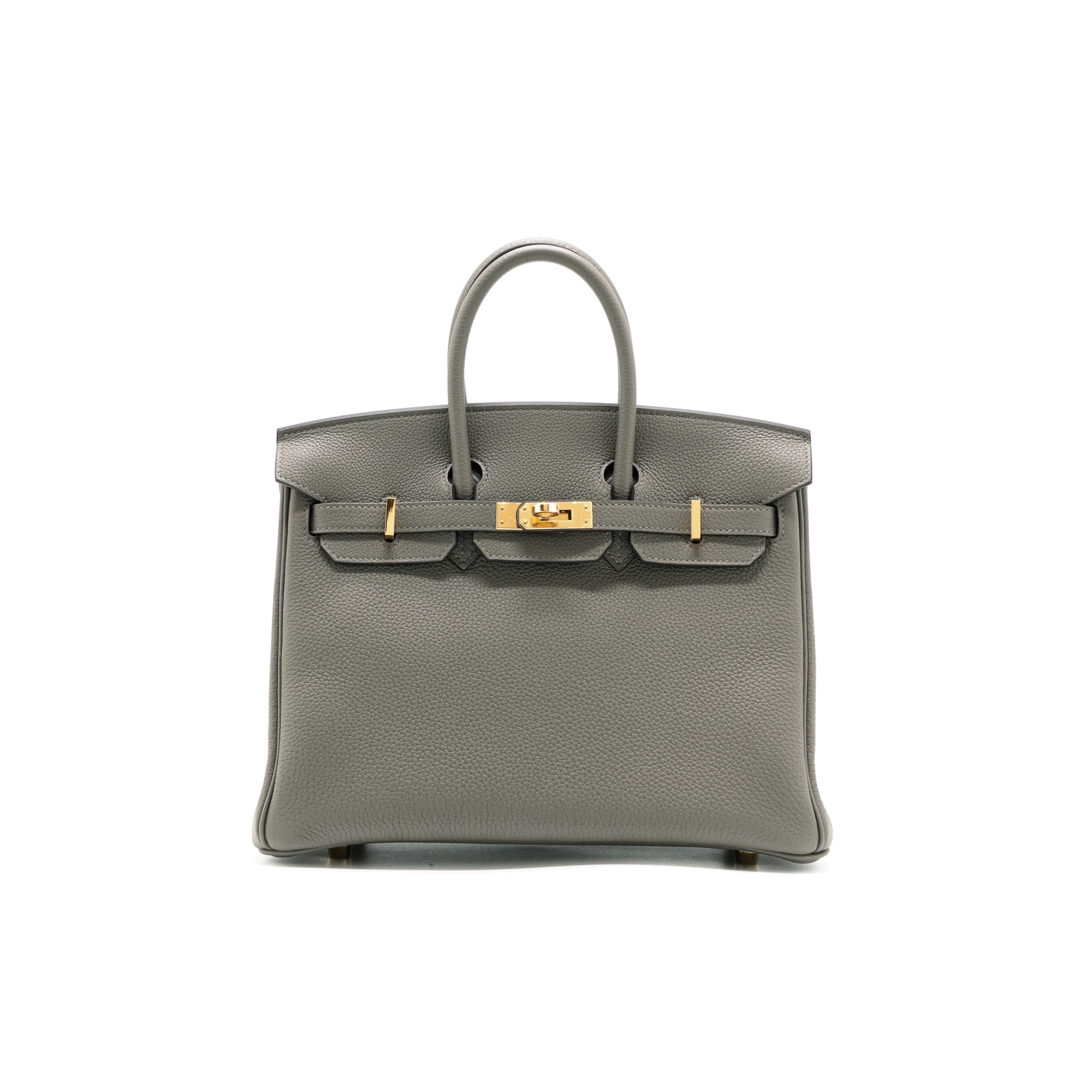 Hermes Birkin 25 Togo 0L Gris Meyer GHW Stamp U