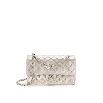 CHANEL SEASONAL MEDIUM FLAP BAG IN CHAMPAGNE PINK SHW