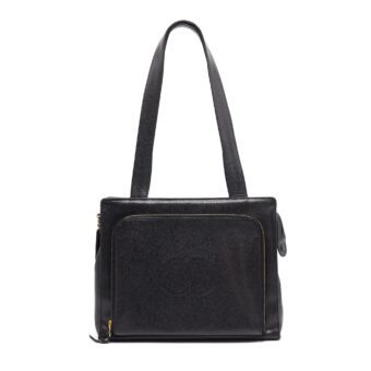 Chanel Cavier Shoulder Bag Black GHW
