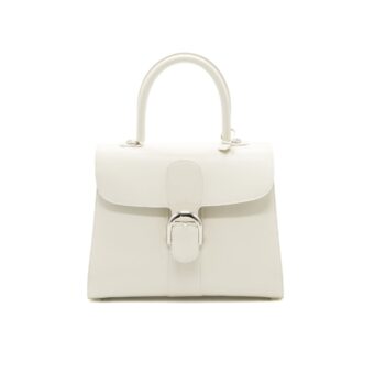 Delvaux Brilliant MM White Calfskin SHW