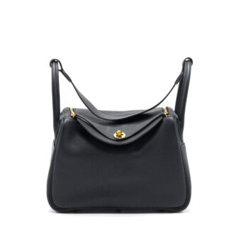 Hermes lindy 30 Black GHW stamp D