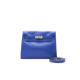Hermes Kelly Danse Electric Blue SHW stamp P