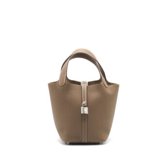 Hermes Picotin 18 Lock Bag Etoupe SHW Stamp Z