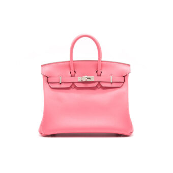 Hermes Birkin 25 8w Rose Azalee Swift SHW
