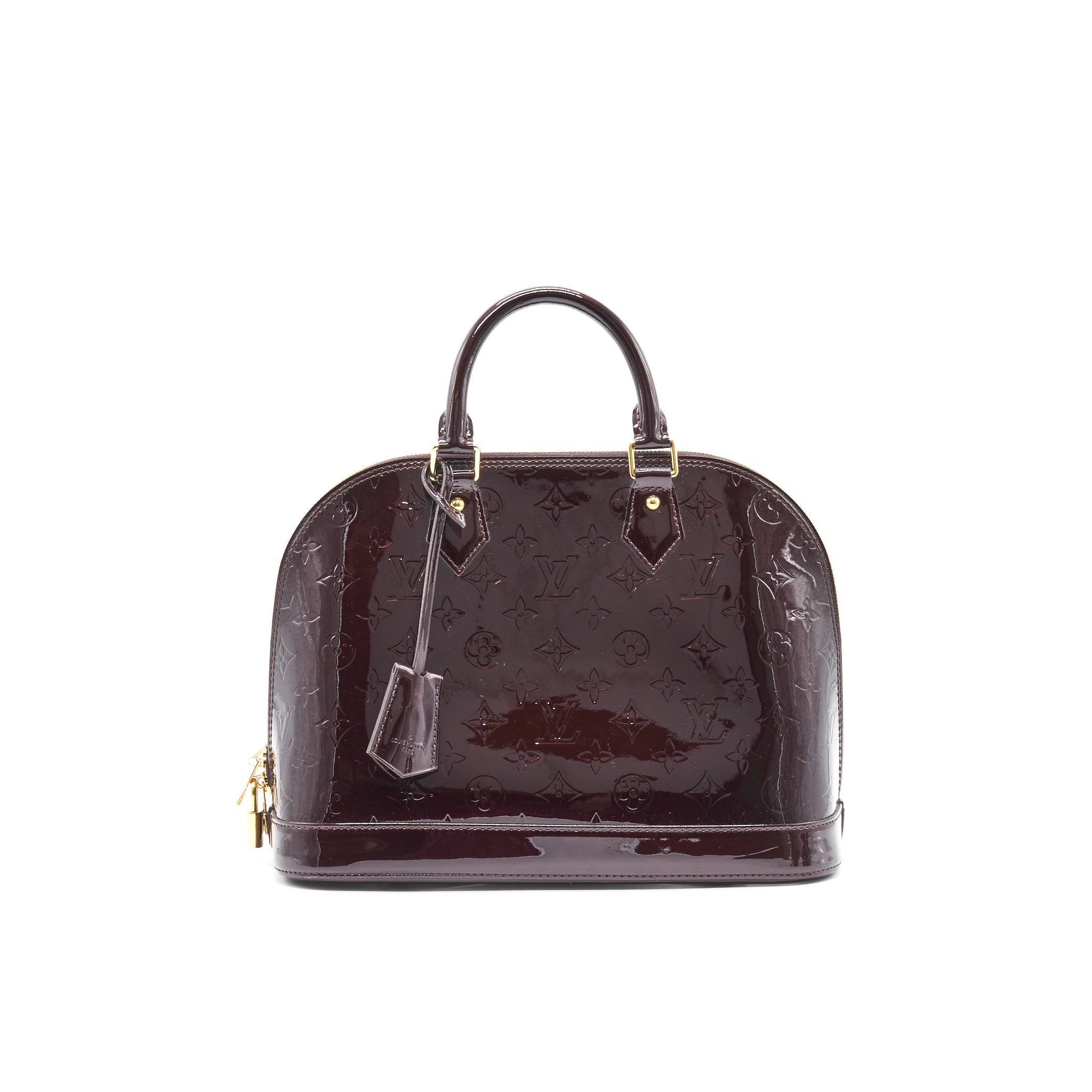 Louis Vuitton alma PM amarante GHW
