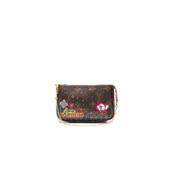 Louis Vuitton 2020 Christmas Mini Pochette Accessories Monogram Canvas