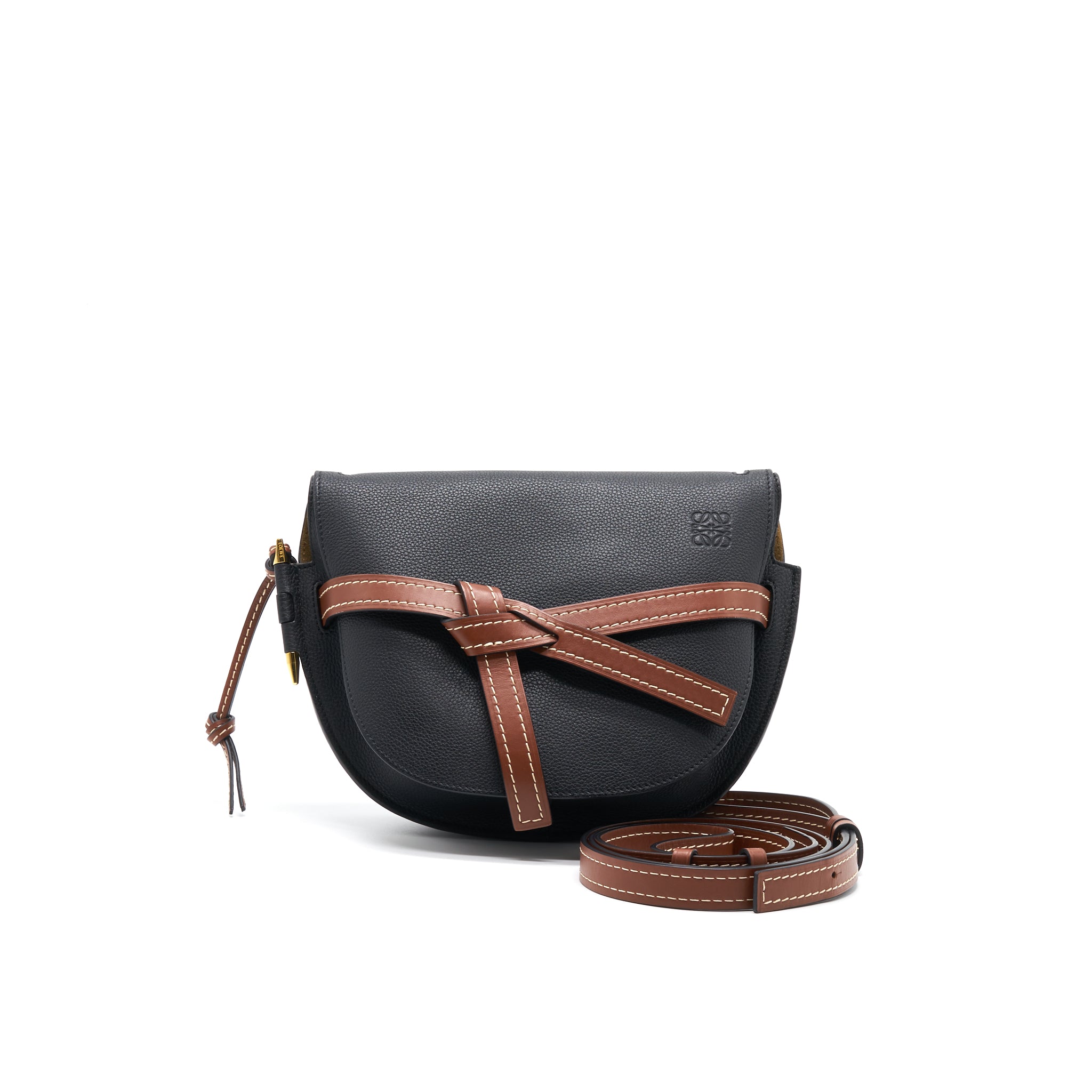 Loewe Gate Bag Black/ Brown