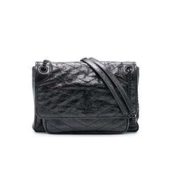 Saint Laurent YSL Niki Black Shoulder Bag