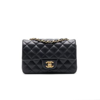 Chanel Lambskin Rectangular Mini Flap Bag