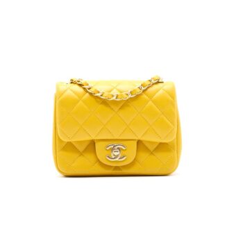 Chanel Lambskin Mini Square Flap Bag