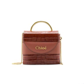 Chloe Abby Lock Small Leather Shoulder Bag