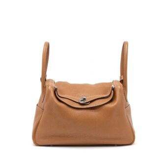 Hermes Lindy 34 Clemence Gold SHW Stamp Square Q