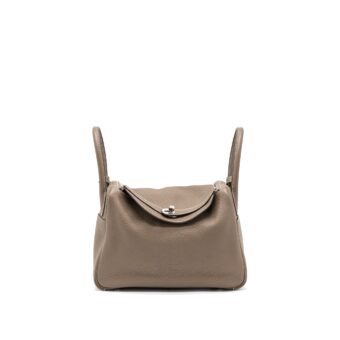 Hermes Lindy 30 Clemence Etoupe SHW Stamp A