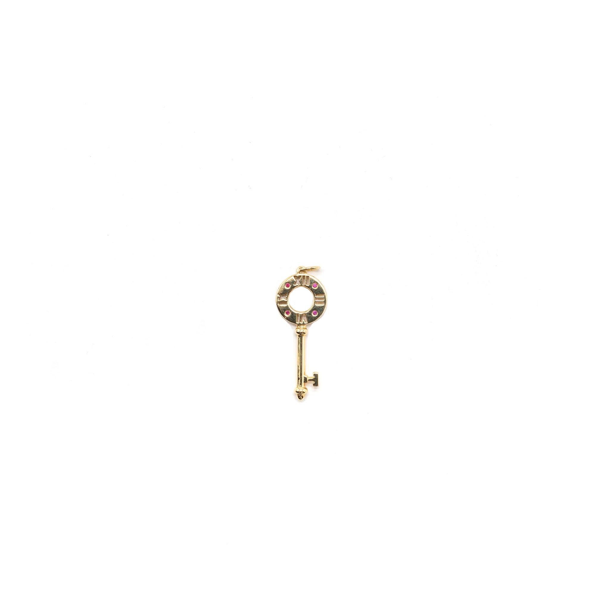 Tiffany Atlas Ruby Pendant Yellow Gold (No Chain)