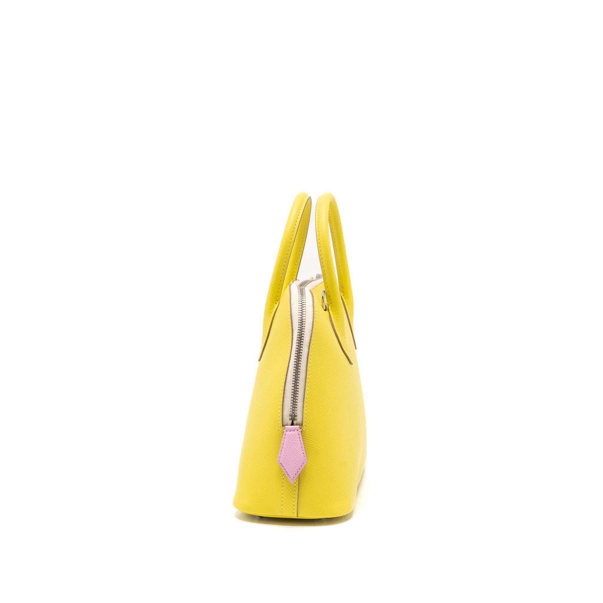Hermes Bolide 1923 25 Epsom Lime/Mauve Sylvestre/Nata SHW Stamp U - Image 4