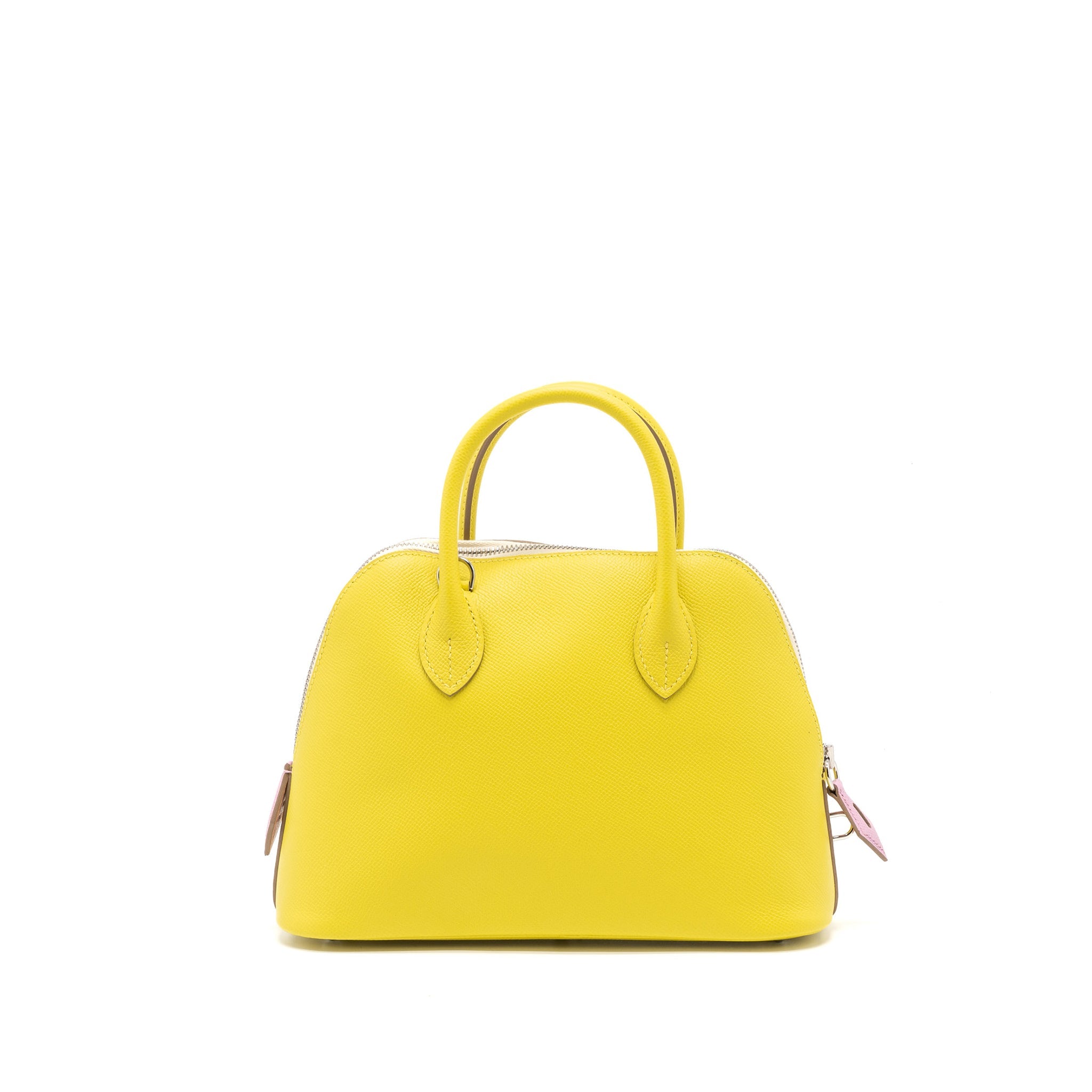 Hermes Bolide 1923 25 Epsom Lime/Mauve Sylvestre/Nata SHW Stamp U - Image 2