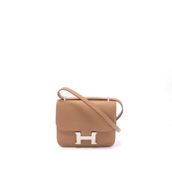 Hermes Constance Mini Chevre Mysore 2J Quebracho SHW Stamp U