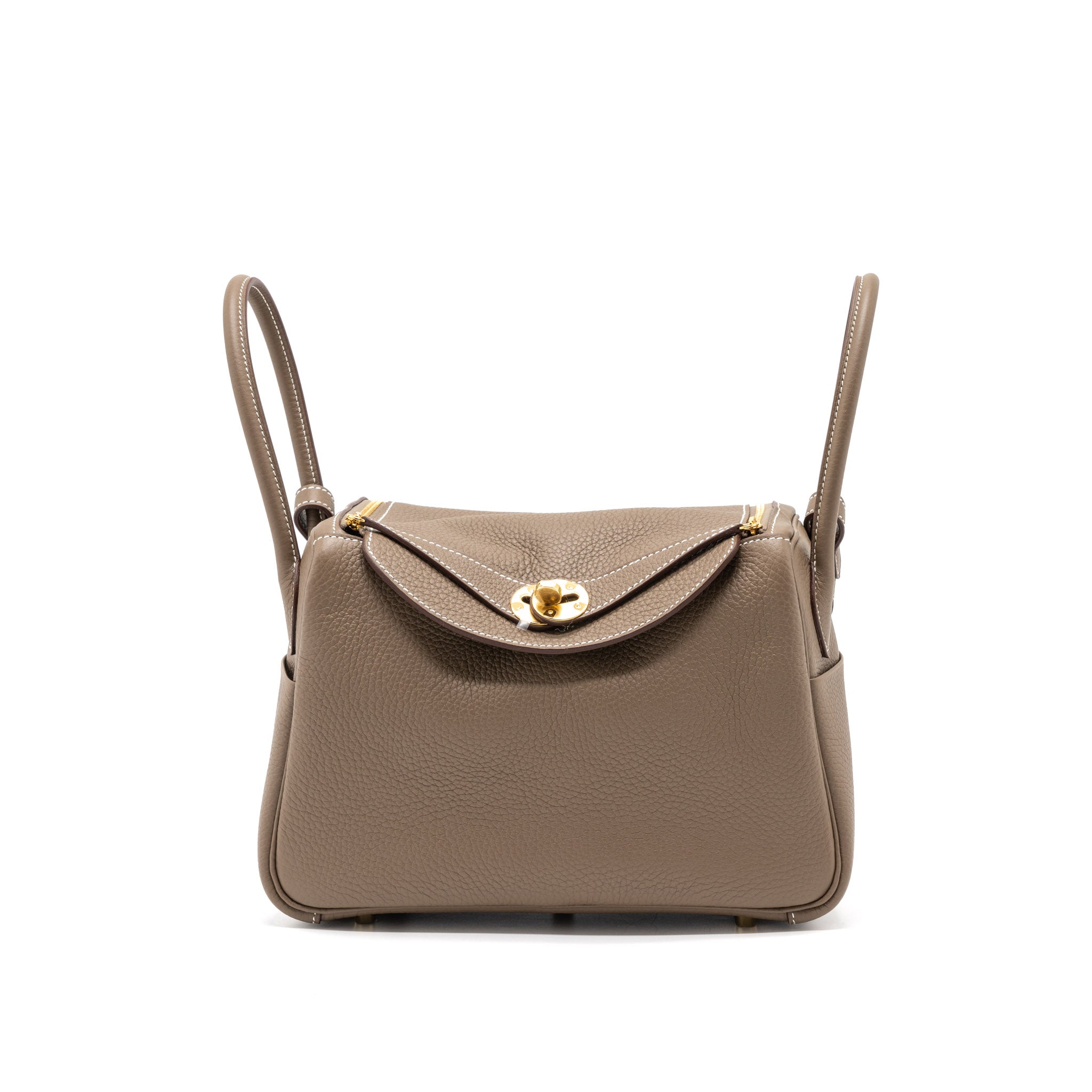 Hermes Lindy 26 Clemence Etoupe GHW Stamp U