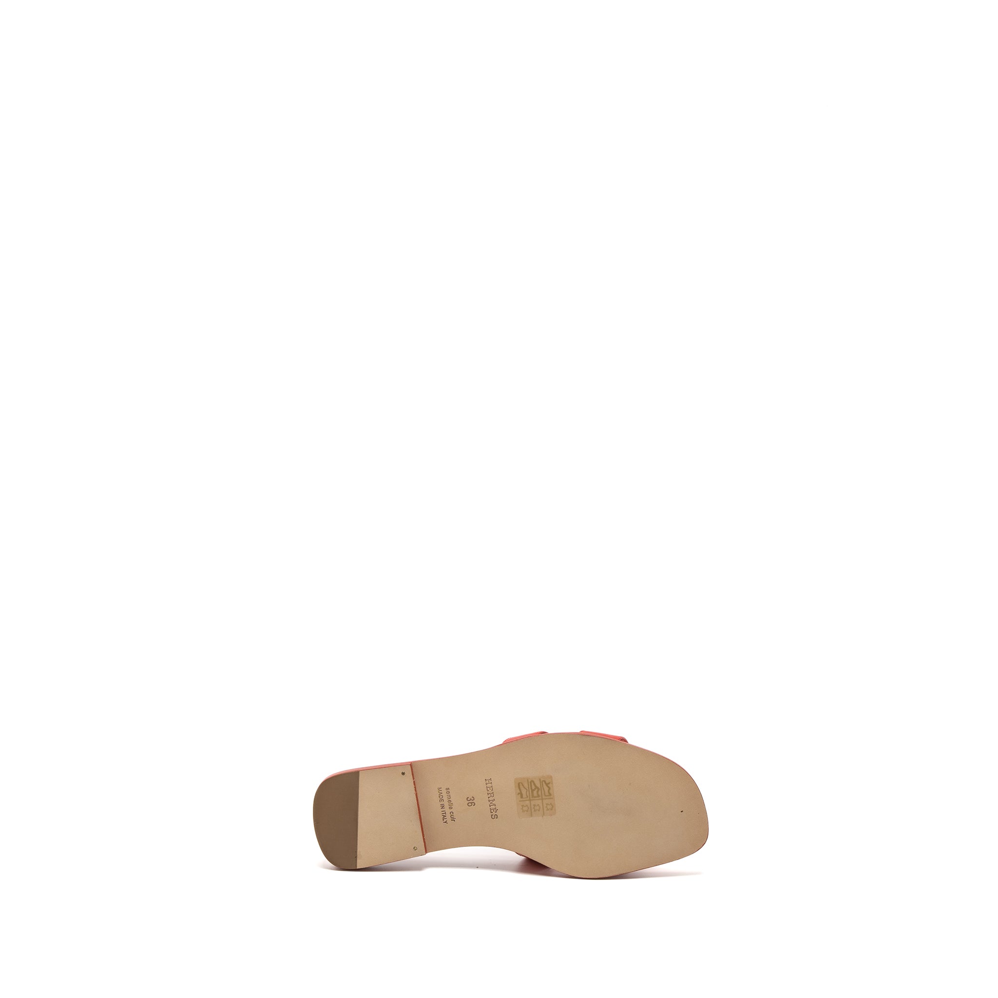 Hermes Size 36 Oran Sandals Box Red - Image 7
