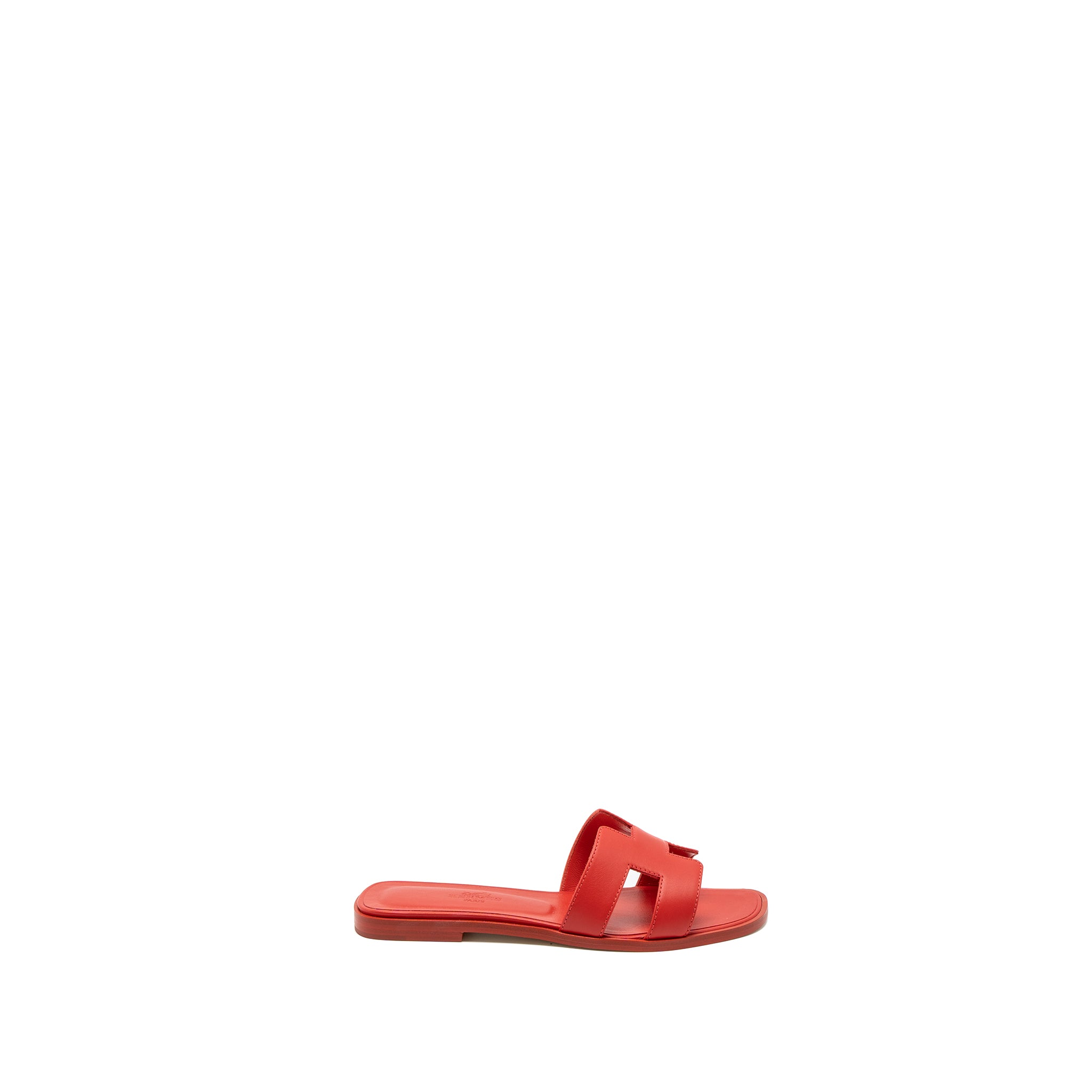 Hermes Size 36 Oran Sandals Box Red - Image 5