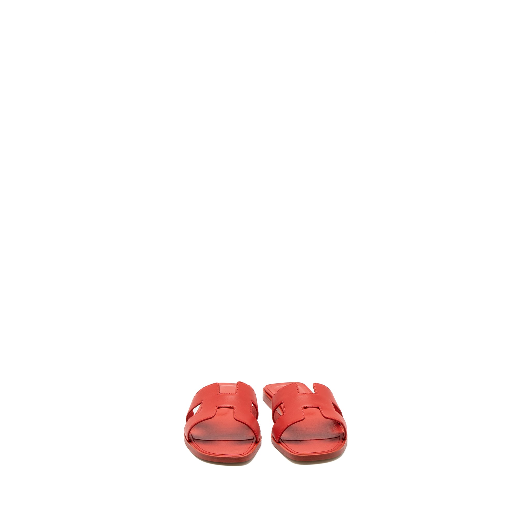 Hermes Size 36 Oran Sandals Box Red - Image 3