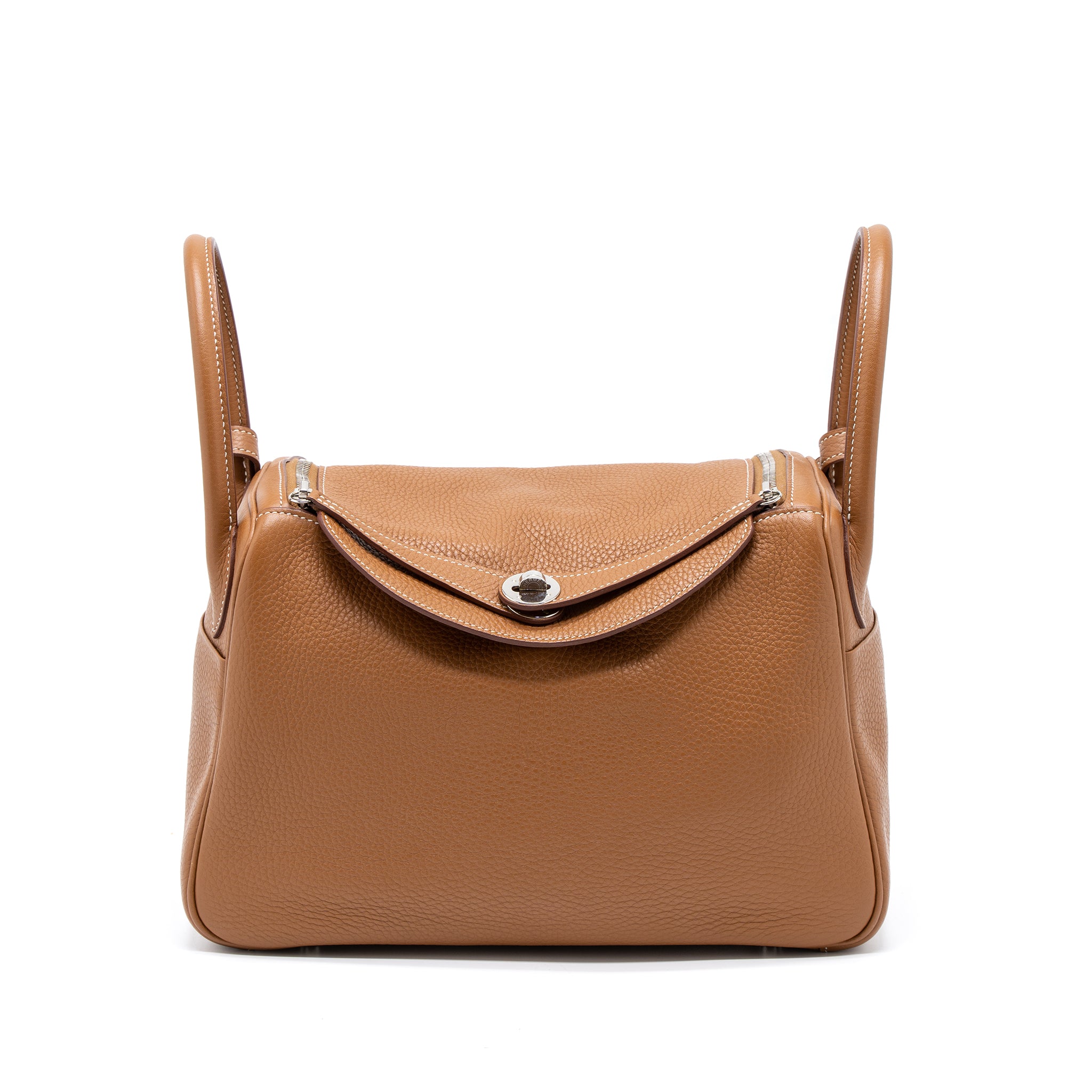 Hermes Lindy 30 Clemence Gold SHW Stamp T