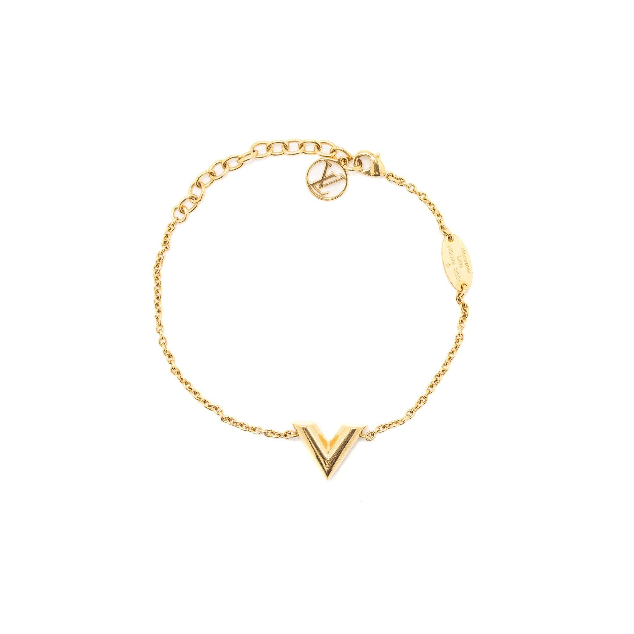 Louis Vuitton Essential V Bracelet Gone Tone