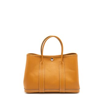 Hermes Garden Party 30 Epsom Toffee SHW Stamp C