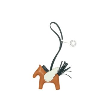Hermes Rodeo Pegase PM Bag Charm Gold/Vert Cypres/Vert Fizz Stamp U