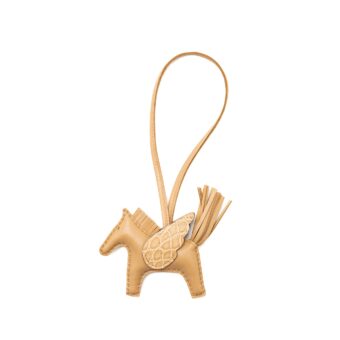 Hermes Rodeo Pegase PM Bag Charm Alligator Touch Chai Stamp U