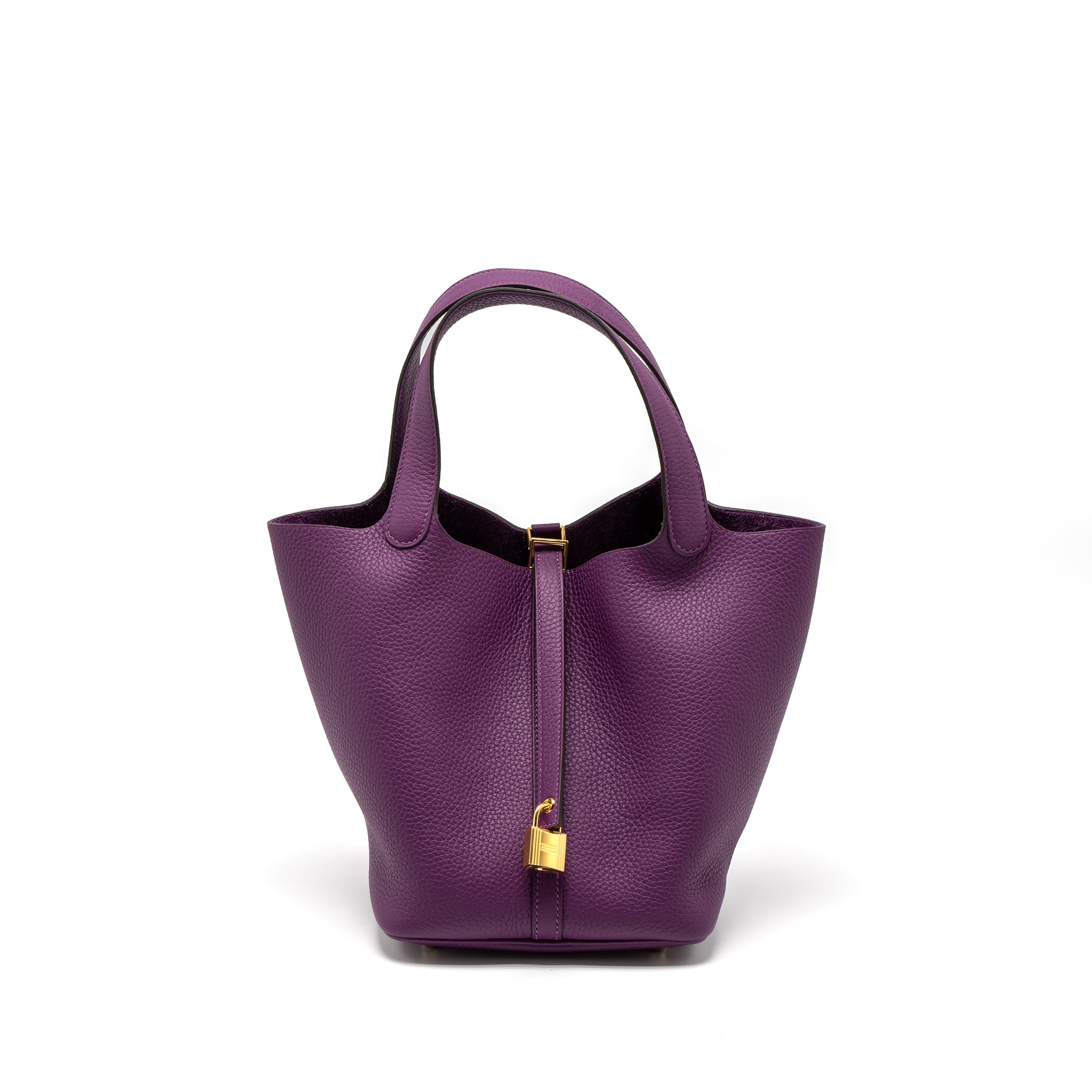 Hermes Picotin 22 Lock Bag Clemence P9 Anemone GHW Stamp Z