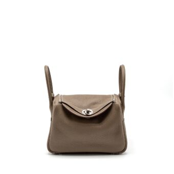 Hermes Lindy 26 Clemence Etoupe SHW Stamp Y