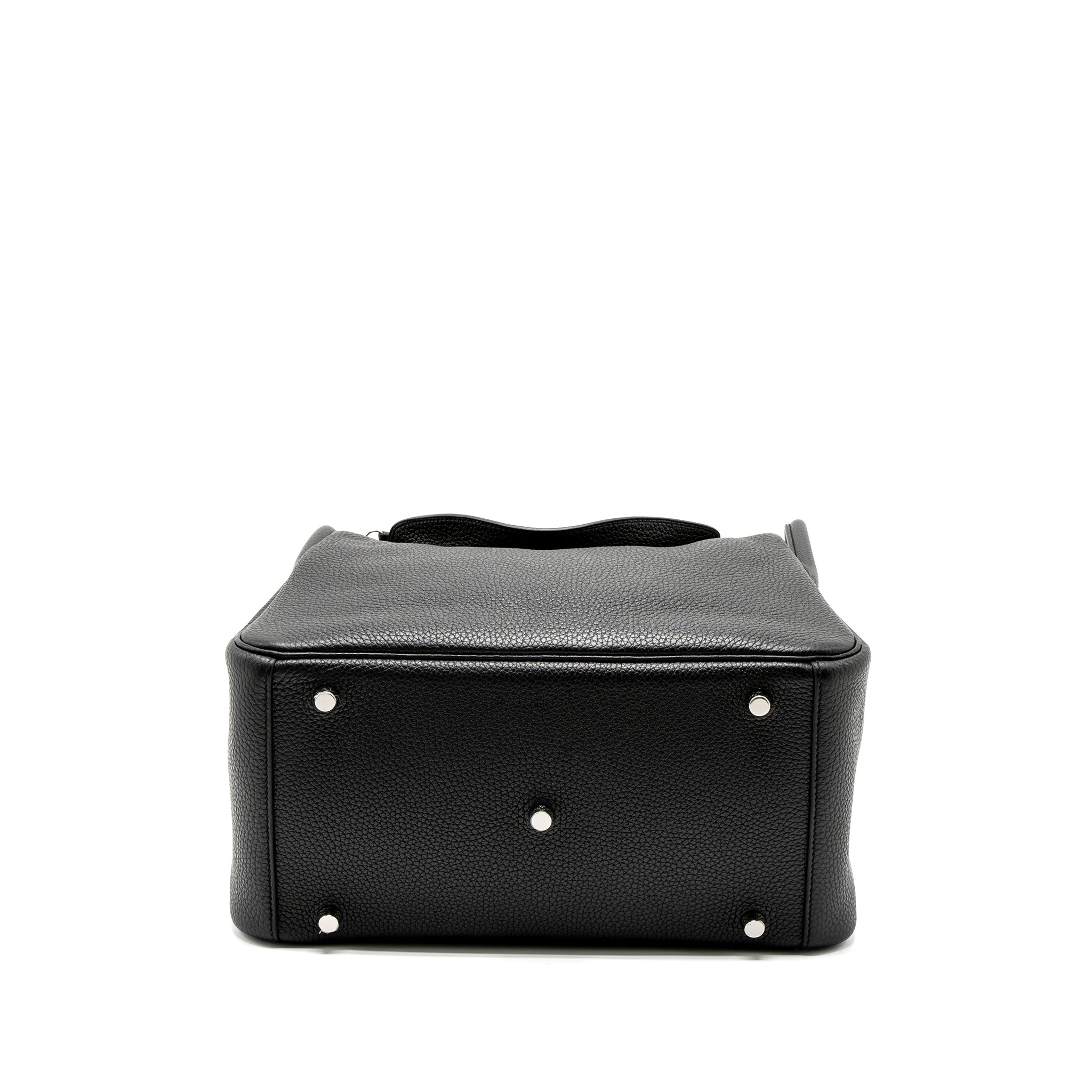 Hermes Lindy 30 Clemence Black SHW Stamp C - Image 5