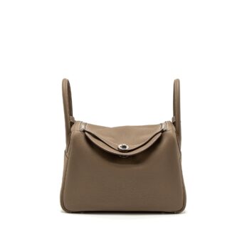 Hermes Lindy 30 Clemence Etoupe SHW Stamp Y
