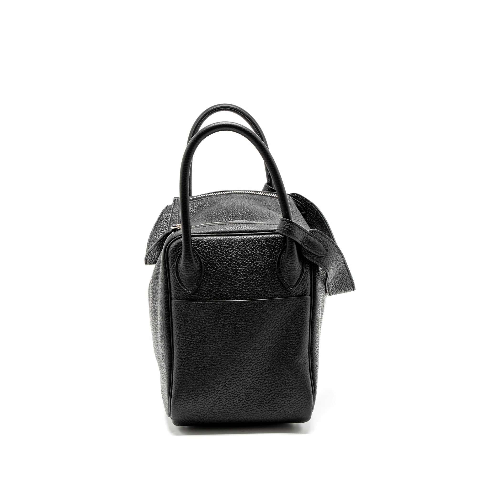 Hermes Lindy 30 Clemence Black SHW Stamp C - Image 3
