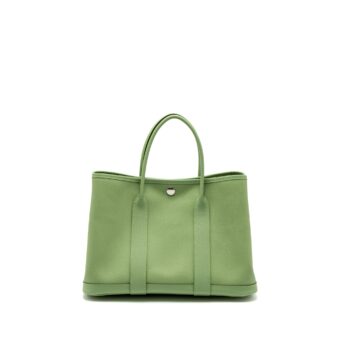 Hermes Garden Party 30 Epsom Vert Criquet SHW Stamp U