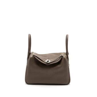 Hermes Lindy 26 Clemence Etoupe SHW Stamp D