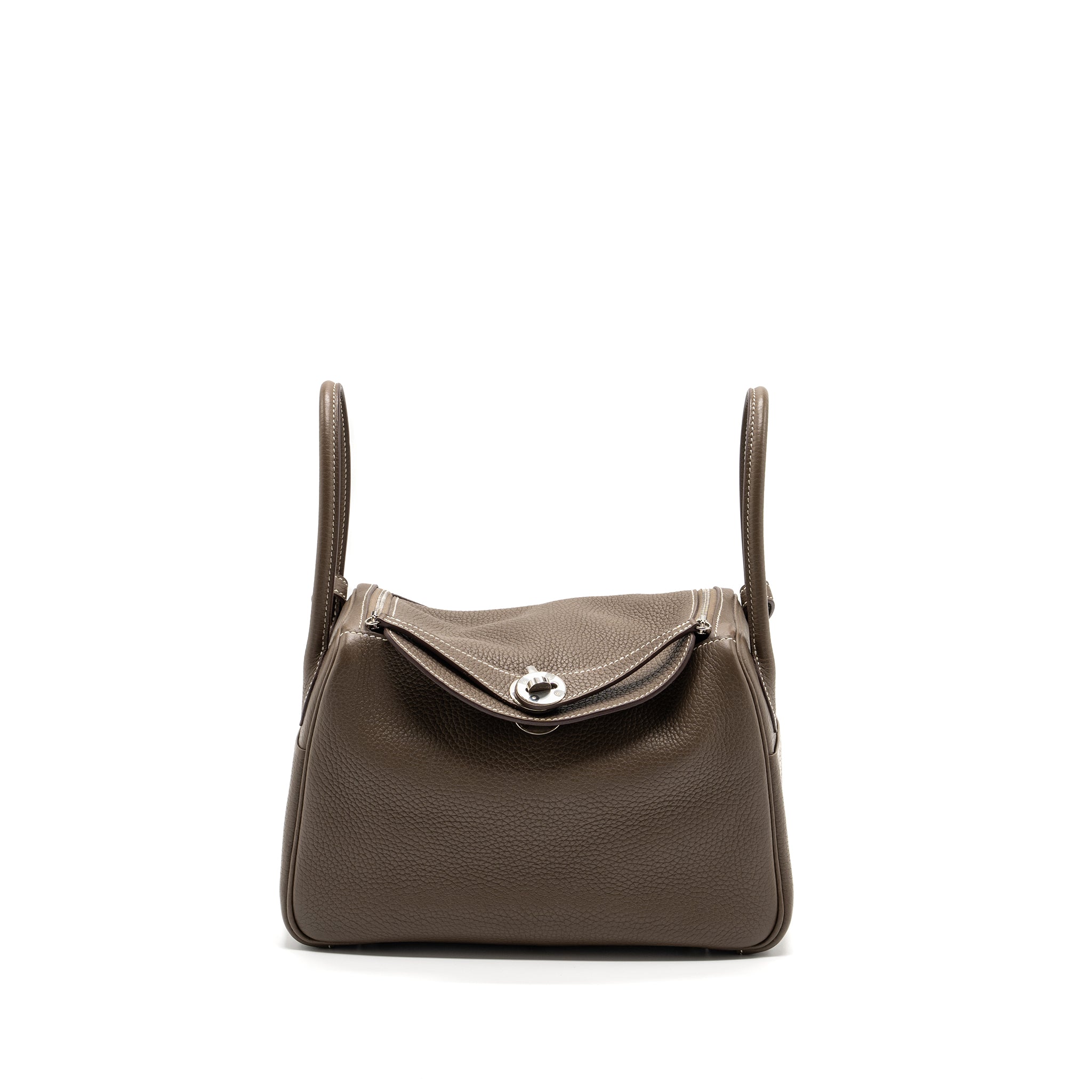 Hermes Lindy 26 Clemence Etoupe SHW Stamp D