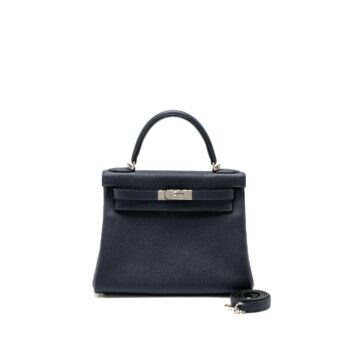 Hermes Kelly 28 Togo Blue Nuit SHW Stamp Y