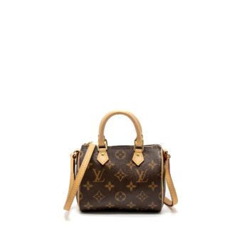 Louis Vuitton Nano Speedy Monogram Canvas GHW (Old Version)