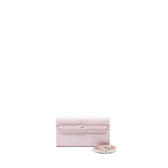 Hermes Kelly to Go Evercolor 09 Mauve Pale SHW Stamp B