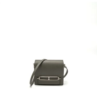 Hermes Mini Roulis Evercolor Gris Meyer SHW Stamp U