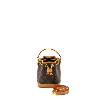 Louis Vuitton Nano Noe Monogram Canvas GHW (New Version)