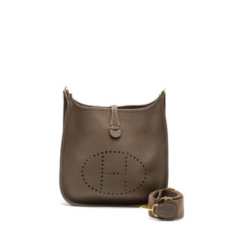 Hermes Evelyne 29 Clemence Etoupe GHW Stamp Y