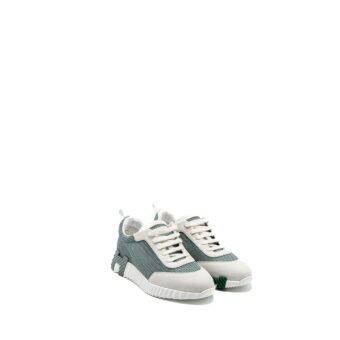 Hermes Size 39 Femme Bouncing Sneaker Fabric/Suede Multicolour